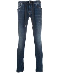 Jeans aderenti strappati blu scuro di Dolce & Gabbana