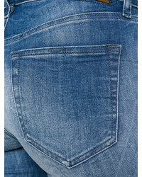 Jeans aderenti strappati blu di Diesel