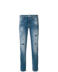 Jeans aderenti strappati blu di Jacob Cohen
