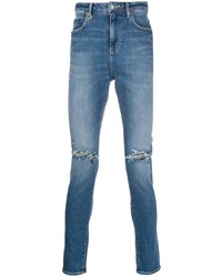Jeans aderenti strappati blu di Neuw