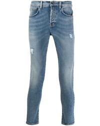 Jeans aderenti strappati blu di PRPS