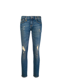 Jeans aderenti strappati blu di R13