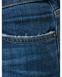 Jeans aderenti strappati blu di Current/Elliott