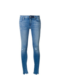 Jeans aderenti strappati blu di RtA