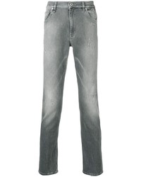 Jeans aderenti strappati grigi di Dondup