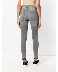 Jeans aderenti strappati grigi di Current/Elliott