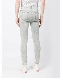 Jeans aderenti strappati grigi di Musium Div.
