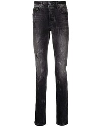 Jeans aderenti strappati grigio scuro di Bossi Sportswear