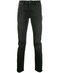 Jeans aderenti strappati grigio scuro di Neuw