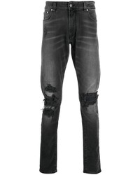 Jeans aderenti strappati grigio scuro di Represent