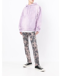 Jeans aderenti strappati marroni di purple brand