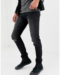 Jeans aderenti strappati neri di D-struct