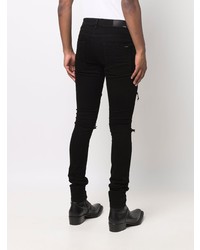 Jeans aderenti strappati neri di Amiri