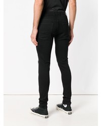 Jeans aderenti strappati neri di Represent