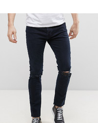 Jeans aderenti strappati neri di Mennace