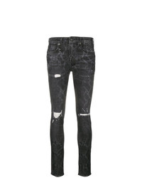 Jeans aderenti strappati neri di R13