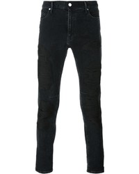 Jeans aderenti strappati neri di RtA