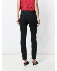 Jeans aderenti strappati neri di Dolce & Gabbana