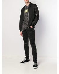 Jeans aderenti strappati neri di Philipp Plein