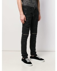 Jeans aderenti strappati neri di Philipp Plein