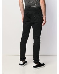 Jeans aderenti strappati neri di Philipp Plein