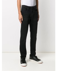 Jeans aderenti strappati neri di Frame