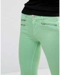 Jeans aderenti verde menta di French Connection
