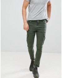 Jeans aderenti verde oliva di ASOS DESIGN