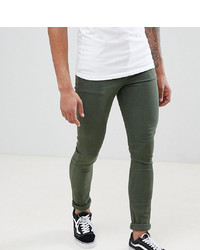 Jeans aderenti verde oliva di ASOS DESIGN