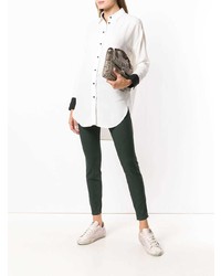 Jeans aderenti verde scuro di Armani Exchange