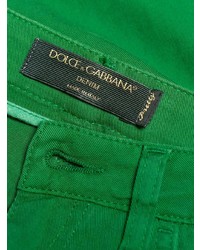 Jeans aderenti verdi di Dolce & Gabbana