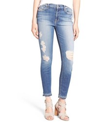 Jeans aderenti viola chiaro