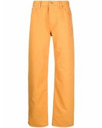 Jeans arancioni di Heron Preston for Calvin Klein
