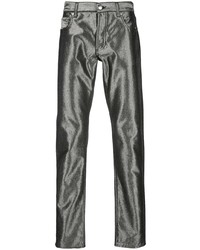 Jeans argento di Alexander McQueen