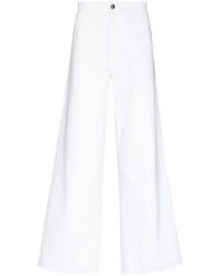Jeans bianchi di Raf Simons