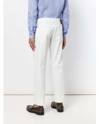 Jeans bianchi di Borrelli