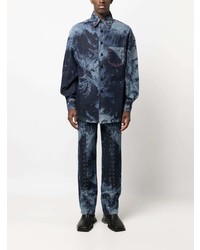 Jeans blu scuro di Feng Chen Wang