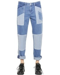 Jeans boyfriend patchwork