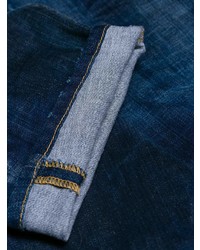 Jeans boyfriend strappati blu scuro di Dsquared2