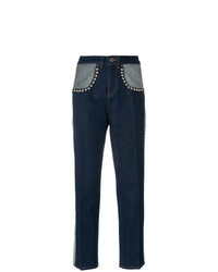 Jeans con borchie blu scuro di Tommy Hilfiger