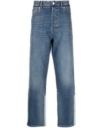 Jeans con borchie blu di Valentino
