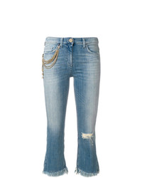 Jeans con frange azzurri di Elisabetta Franchi