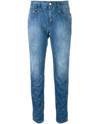 Jeans con stelle azzurri