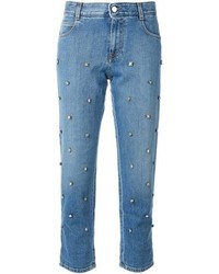 Jeans decorati blu di Stella McCartney