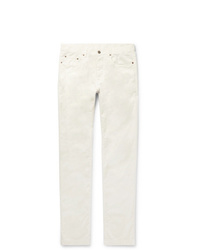 Jeans di velluto a coste bianchi di Massimo Alba
