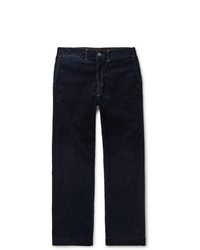 Jeans di velluto a coste blu scuro di RRL