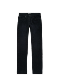Jeans di velluto a coste blu scuro di Tom Ford