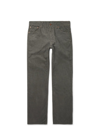 Jeans di velluto a coste grigi di VISVIM