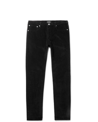 Jeans di velluto a coste neri di A.P.C.