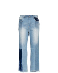 Jeans di velluto azzurri di Sjyp
